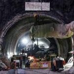 Manual Drilling Inside Uttarkashi Tunnel