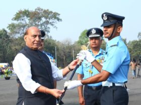 Awarded with Sword of Honor at Air Force Academy