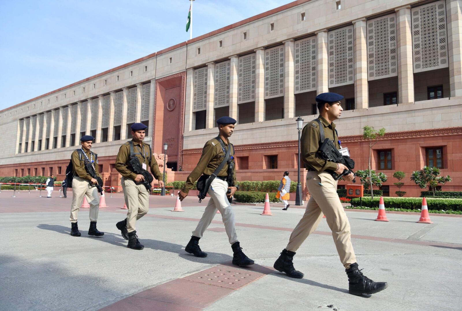 CISF Conducts Security Survey of Parliament Complex