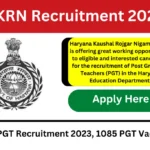 Haryana HKRN Teacher Recruitment 2023