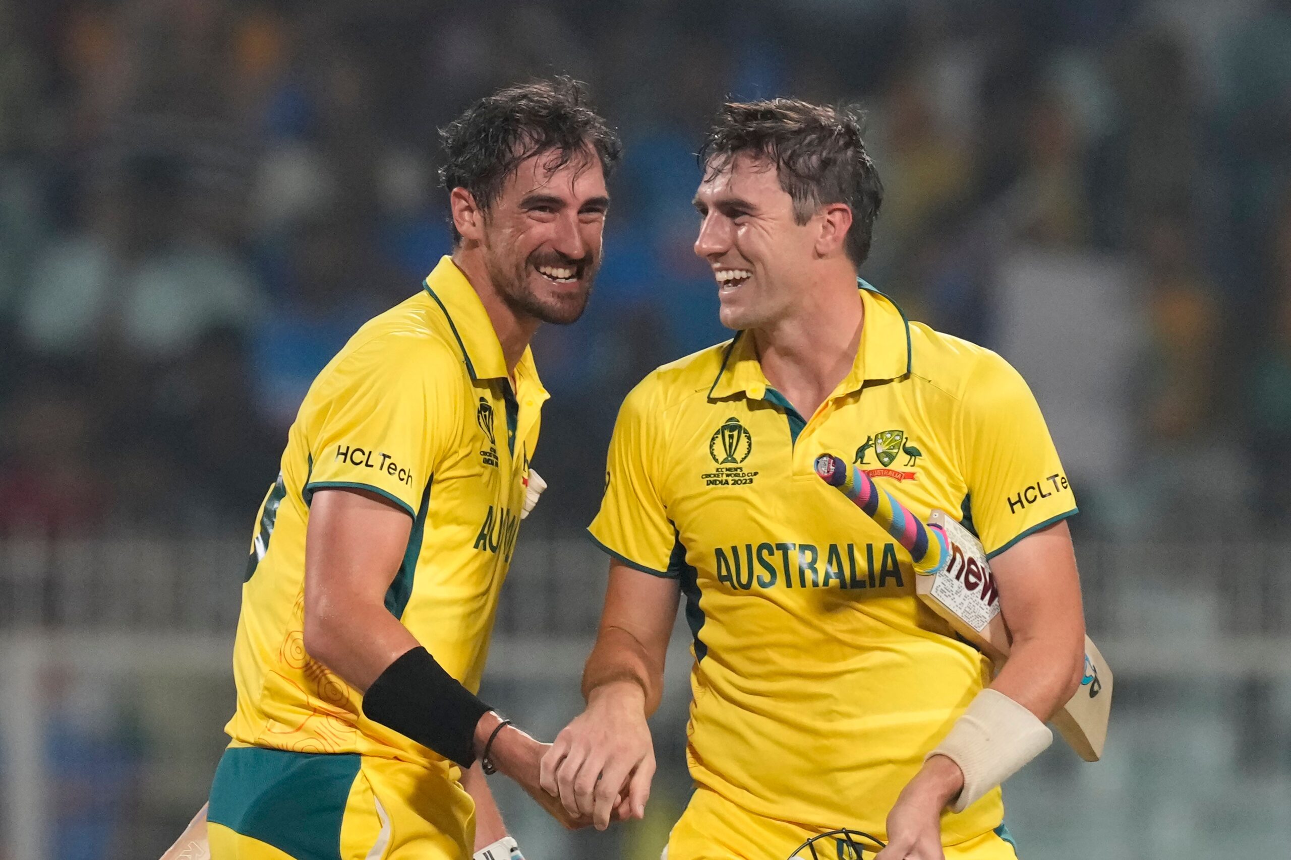 Mitchell Starc, Pat Cummins Headed to the Bank Laughing