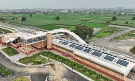 Solar Plant Installed at Sahibabad Rapid Rail Station