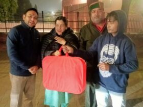 Blankets were Distributed on the Occasion of New Year