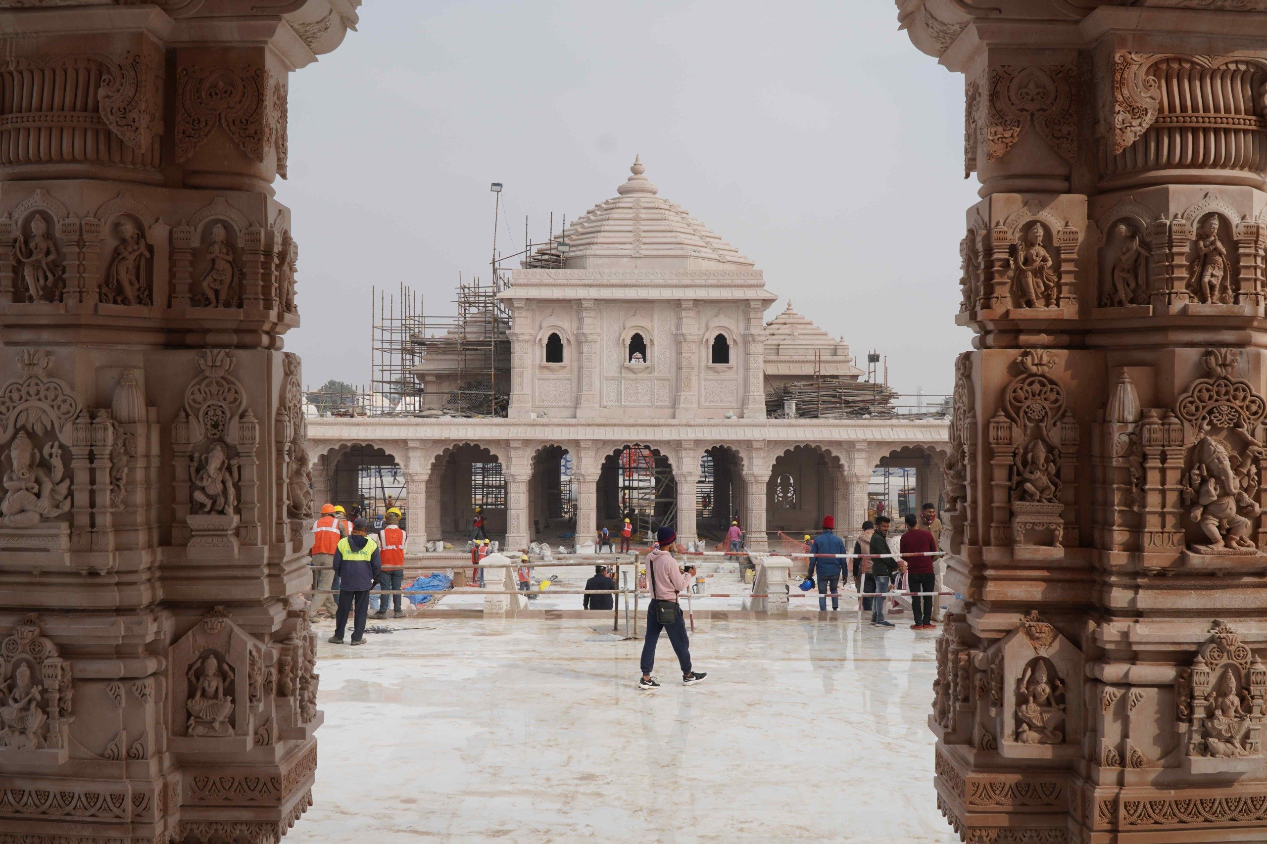 Ram Lalla Idol Brought Inside Ayodhya Temple