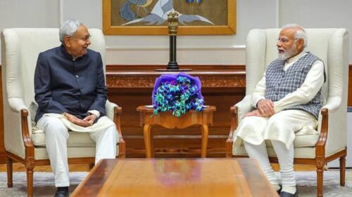 Nitish Kumar Meets PM Modi