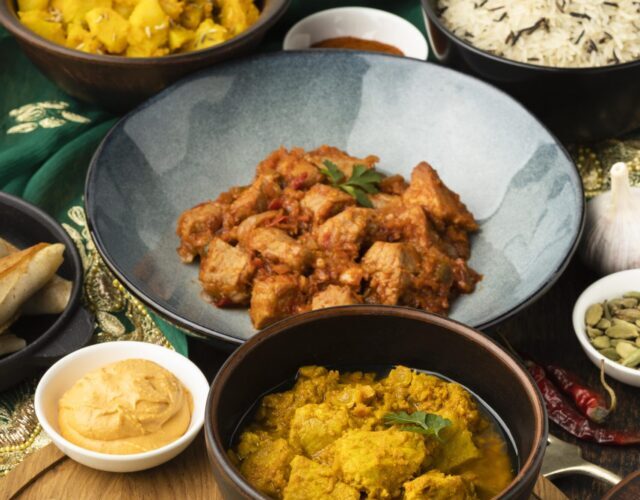 high-angle-indian-food-assortment