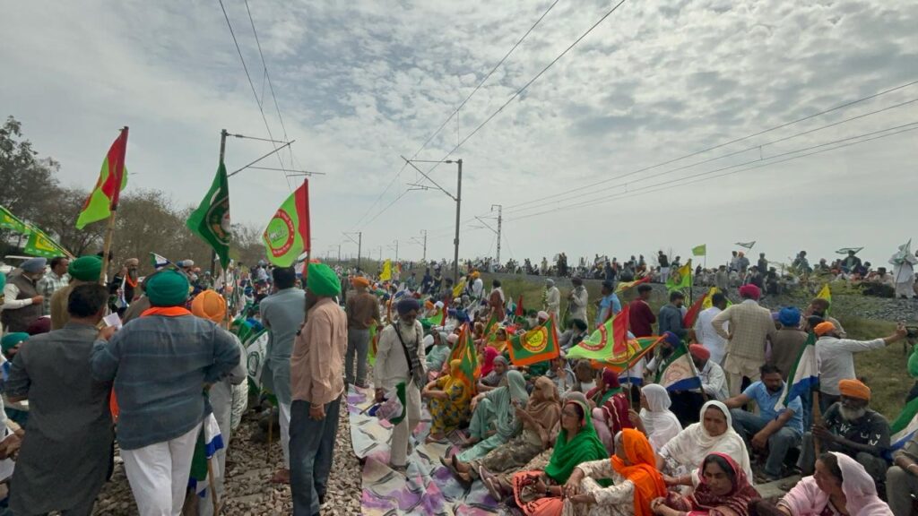 Farmers Rail Roko Andolan