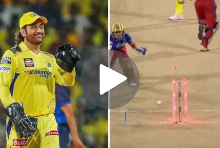 MS Dhoni Run Out Video