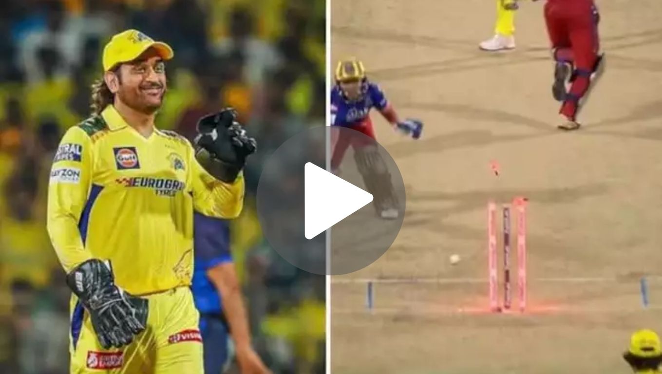 MS Dhoni Run Out Video