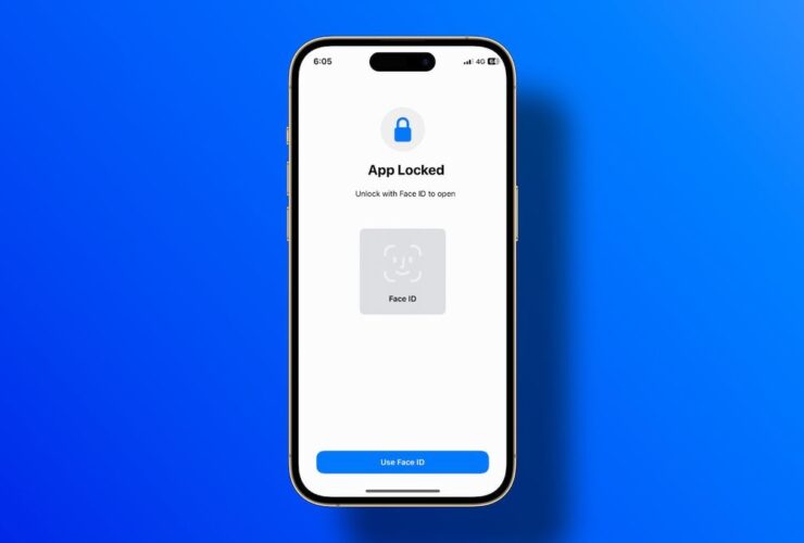 iPhone में Apps को लॉक करने की विधि (Face ID और Passcode के साथ):